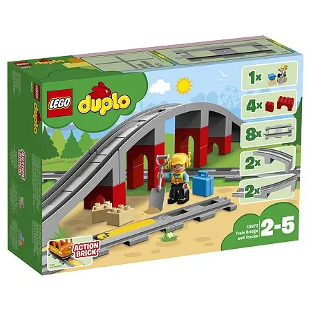Конструктор LEGO DUPLO Town Железнодорожный мост (10872) | Игрушки и хобби