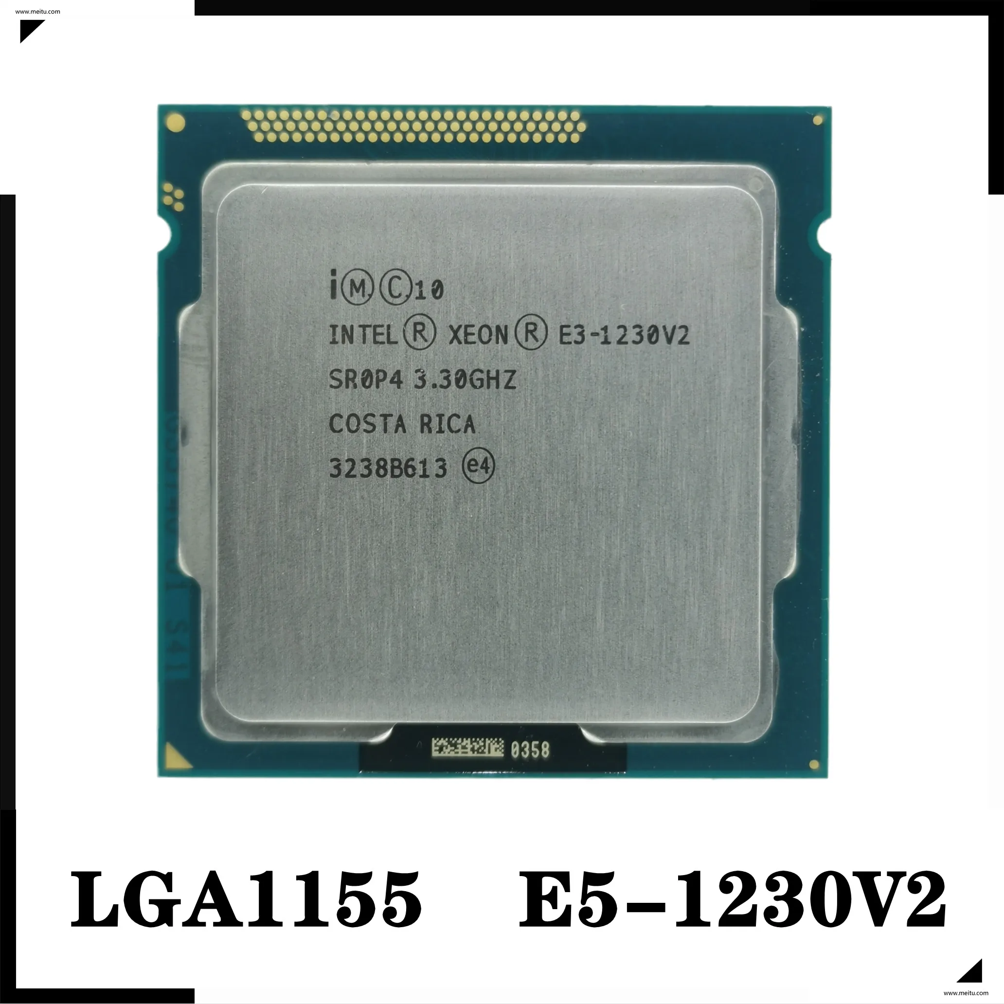 Десктопный процессор E3-1230 v2 E3 1230v2 3 ГГц четырехъядерный ЦПУ 8M 69W LGA 1155 | Компьютеры и