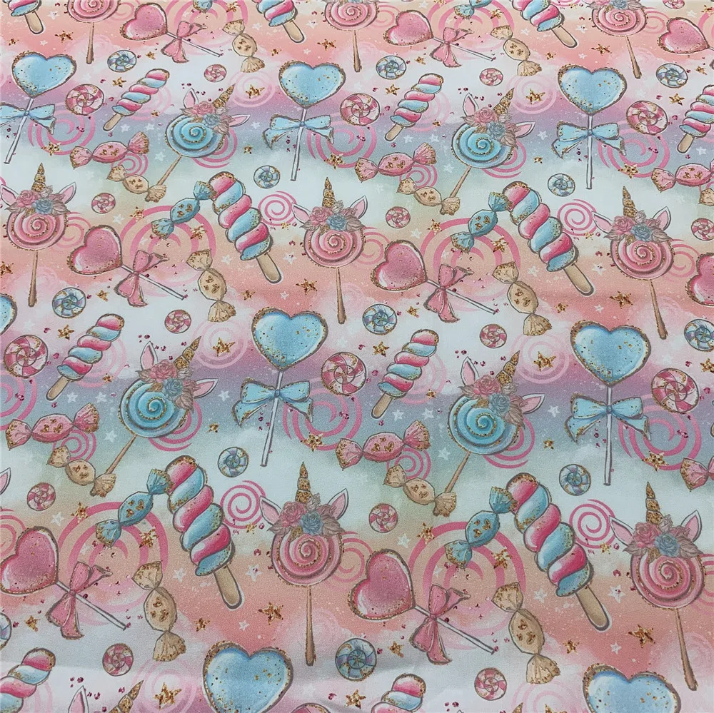 Розовая Детская хлопчатобумажная ткань в стиле пэчворк из полиэстера с рисунком