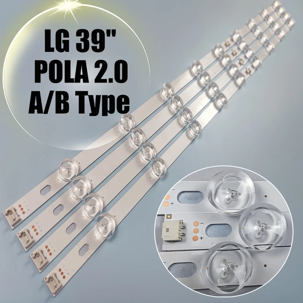 

LED Backlight strip 9 Lamp For LG 39" TV 39LN5100 INNOTEK POLA2.0 39 39LA620S POLA 2.0 39LN5400 39LN5300 HC390DUN-VCFP1