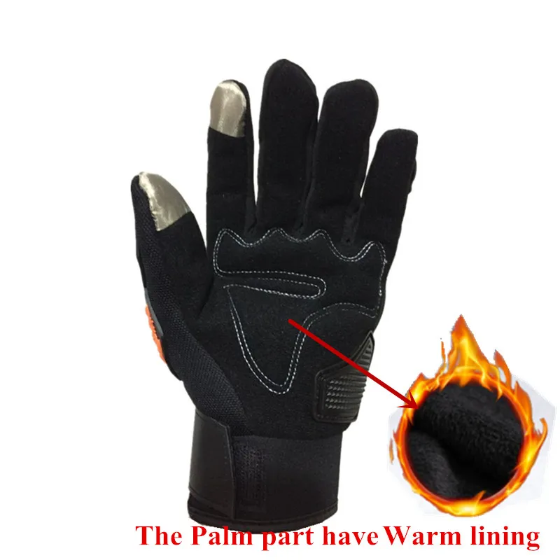 Мотоциклетные Перчатки с сенсорным экраном зимние перчатки для мотокросса