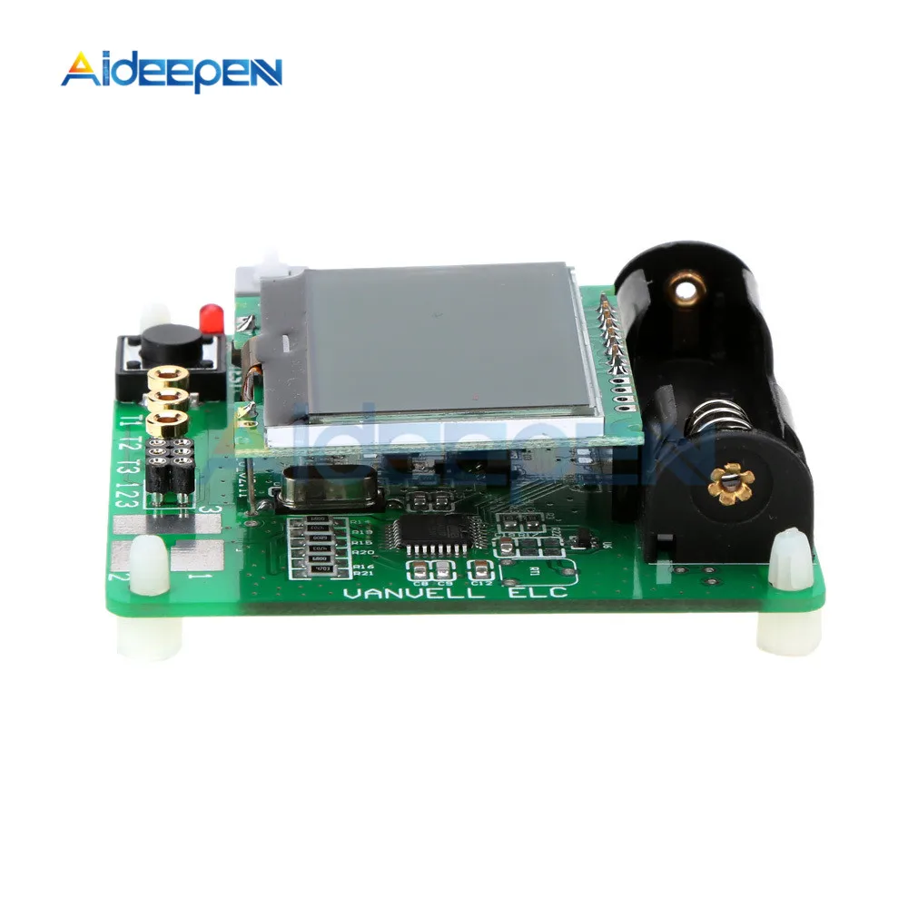 12864 ЖК-дисплей ATmega328 Транзистор тестер Диод Триод Емкость ESR метр/MOS/PNP/NPN M328 Многофункциональный измеритель с чехлом