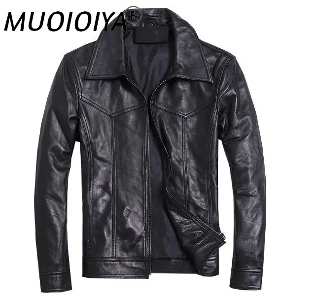 

Бесплатная доставка. Модный стиль, искусственные мягкие кожаные куртки из овчины, мужская куртка из натуральной кожи, мужское приталенное б...