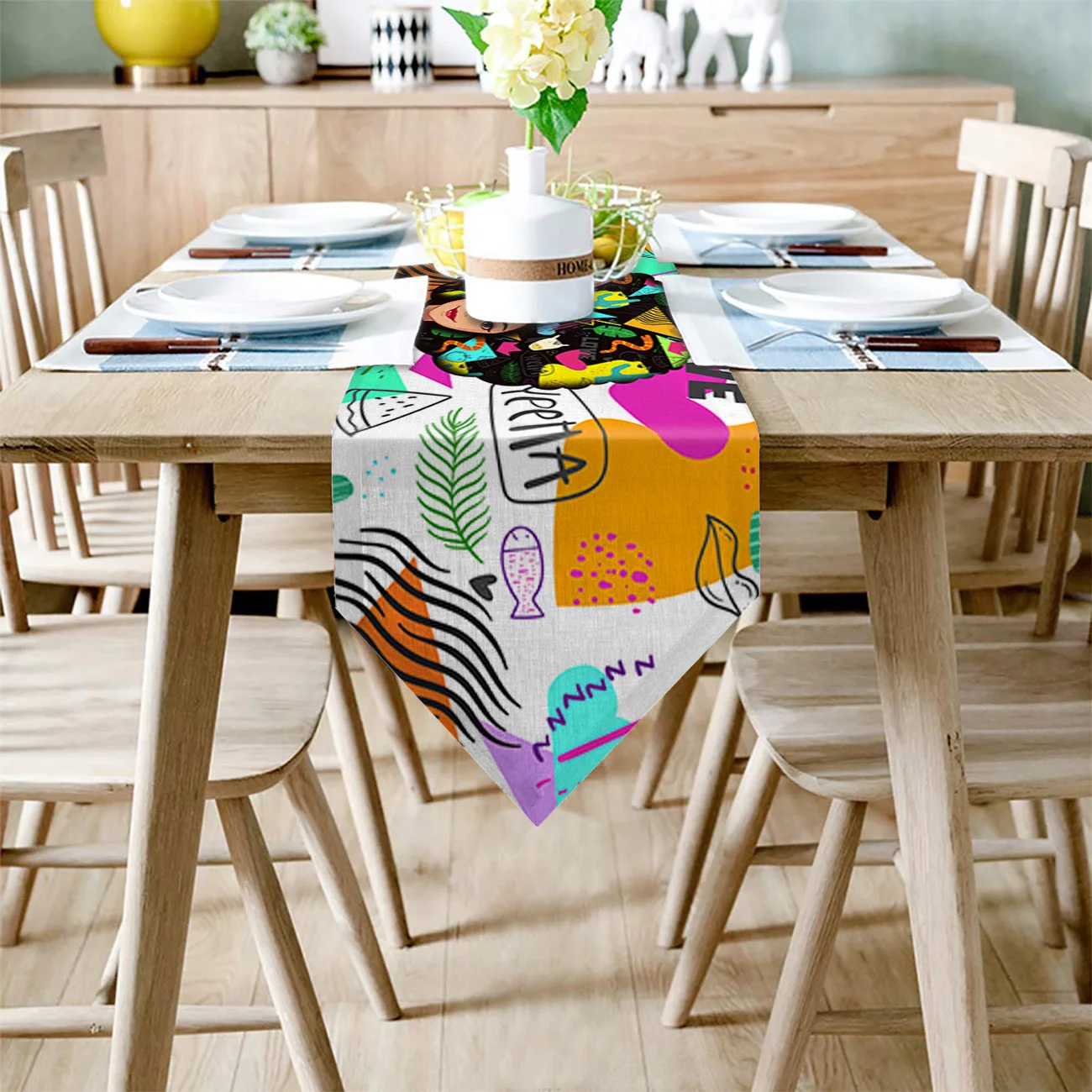 Настольные бегунки для девушек Креативная идея современная настольная бегунка