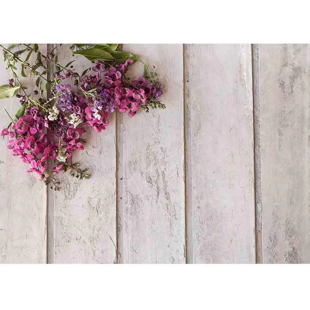 

ZHISUXI Vinyl Custom Photography Prop Wood Planks theme Photo Studio Background NY-5590