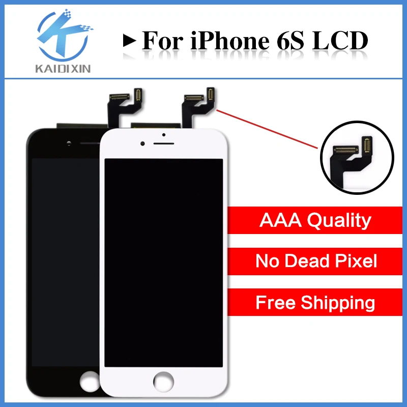 Pantalla LCD de calidad AAA +++ para Iphone 6s, montaje de repuesto, digitalizador de Pantalla t&aacute;ctil 3D, reparaci&oacute;n perfecta de tel&eacute;fono, 10 unids/lote-5