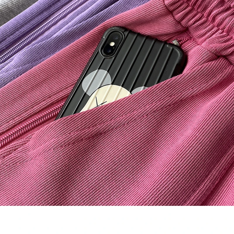

2021 Sport Casual Summer Shorts Female Side Zipper Loose Fashion Sweatshorts Harajuku Street Style Sweat Bottoms