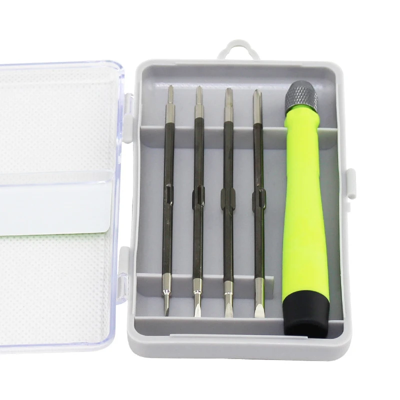 5 In 1 Precision Screwdriver Set High Quality Profession Instrument Repair Tool Kit With 4*screwdriver Bits Watch Phone | Инструменты