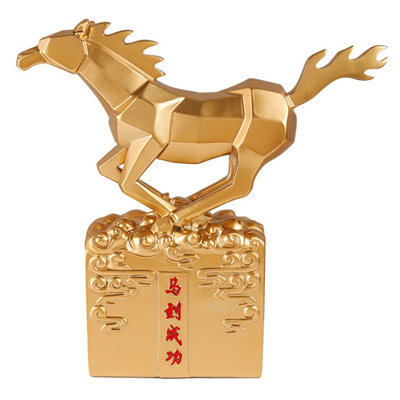 

Nordic Creative Horse To Success Home Decoration Handicraft Furnishings Resin Furnishings For Living Room TV Cabinet