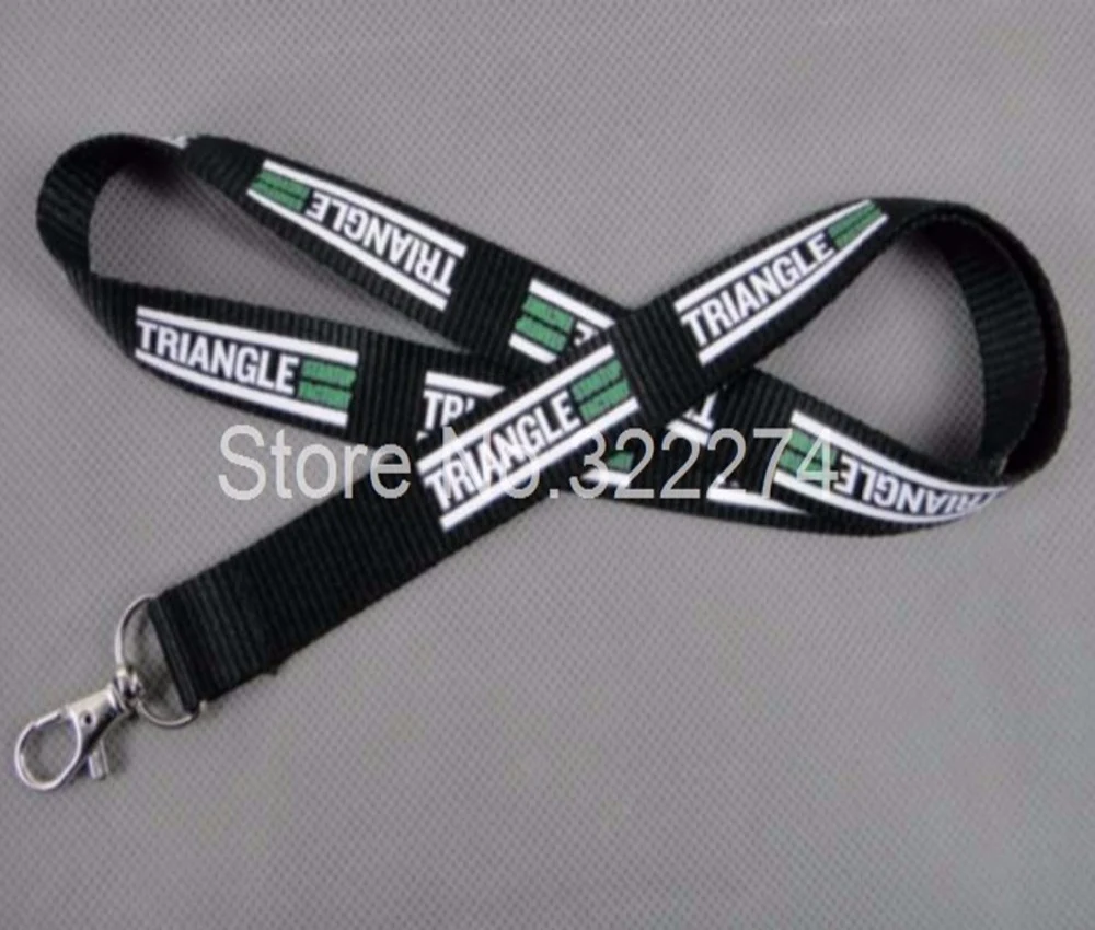 

300pcs/lot 3/4" Yellow Polyester Neck Lanyard With Metal Swivel Hook Wholesale Promotion LOGO Custom Gift Lanyards