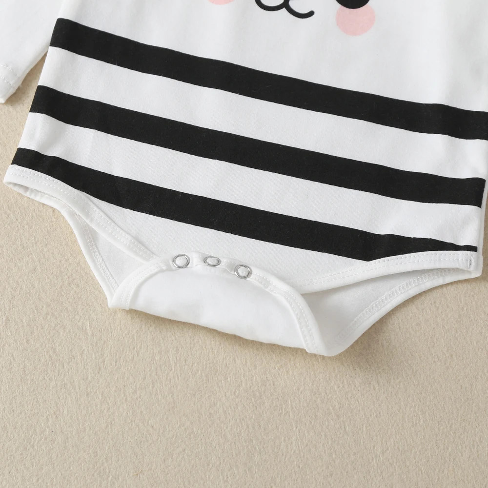 Комплект из 2 предметов Одежда для новорожденных девочек комбинезон с длинными