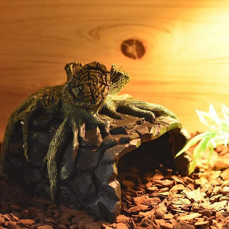 Приют для разведения рептилий увлажнение скрытие пещера обитания Декор