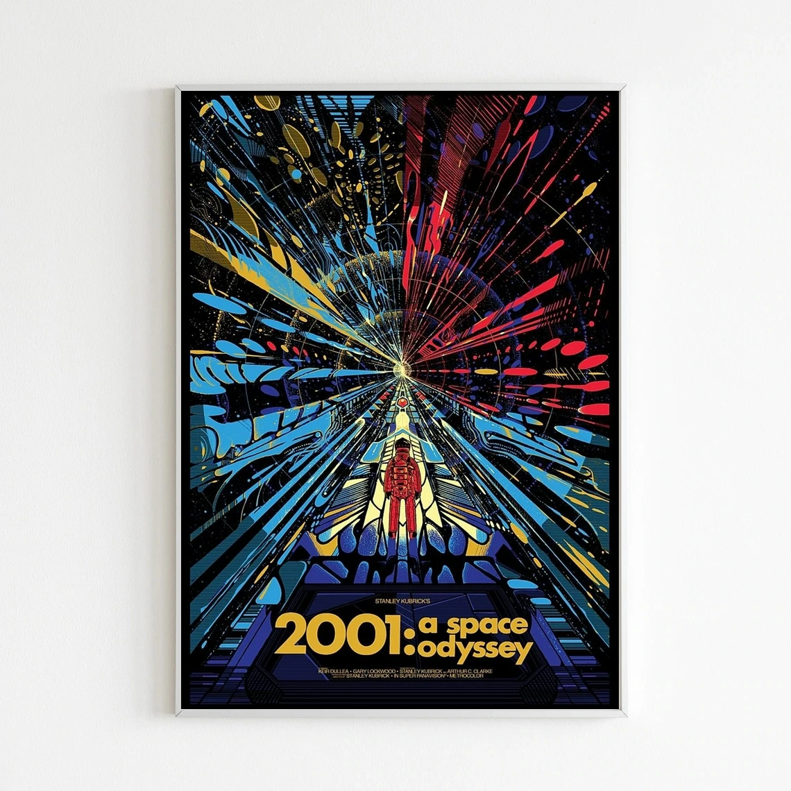 2001: Космическая Одиссея Кубрик постер фильма классический винтажный ретро холст