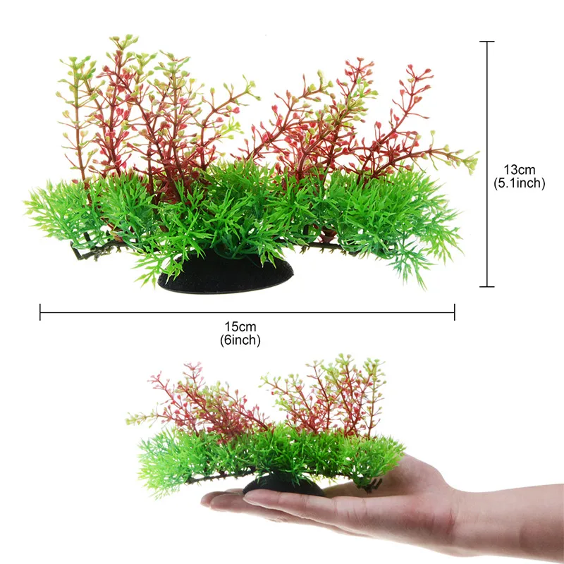 

Simulation Aquarium Plants Fish Tank Decorative Aquarium Artificial Plastic Plants Aquarium Decoration Fake Water Grass Ornament