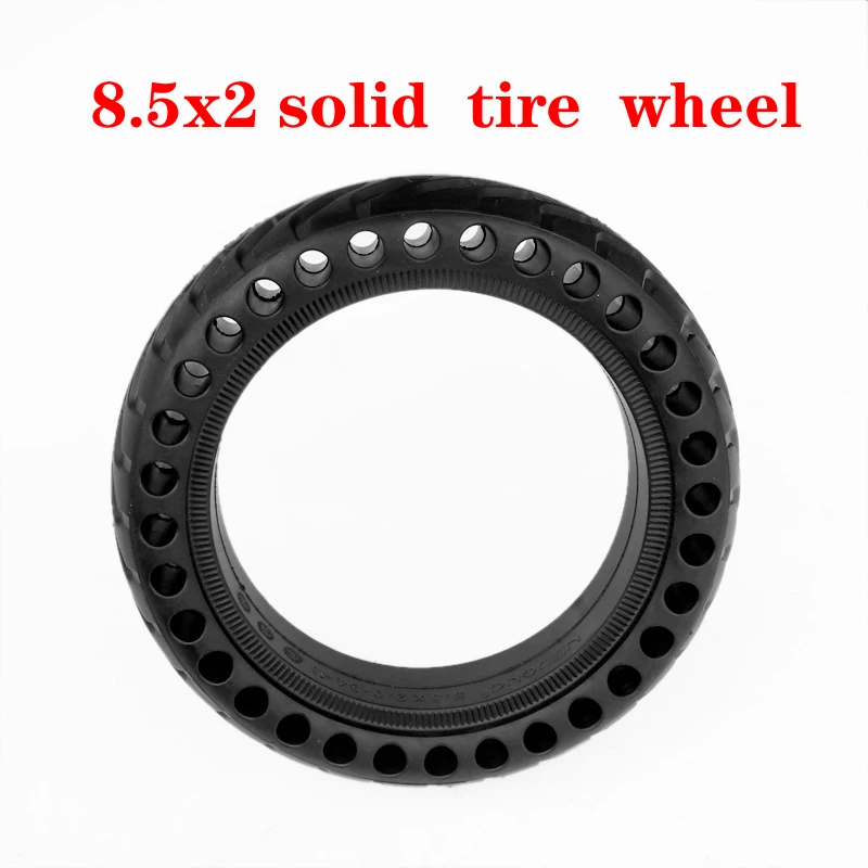 8.5x2  Honeycomb Solid Tire Airless Tire Suitable For M36 Xiaomi Electric Scooter Rubber Spur Tire
