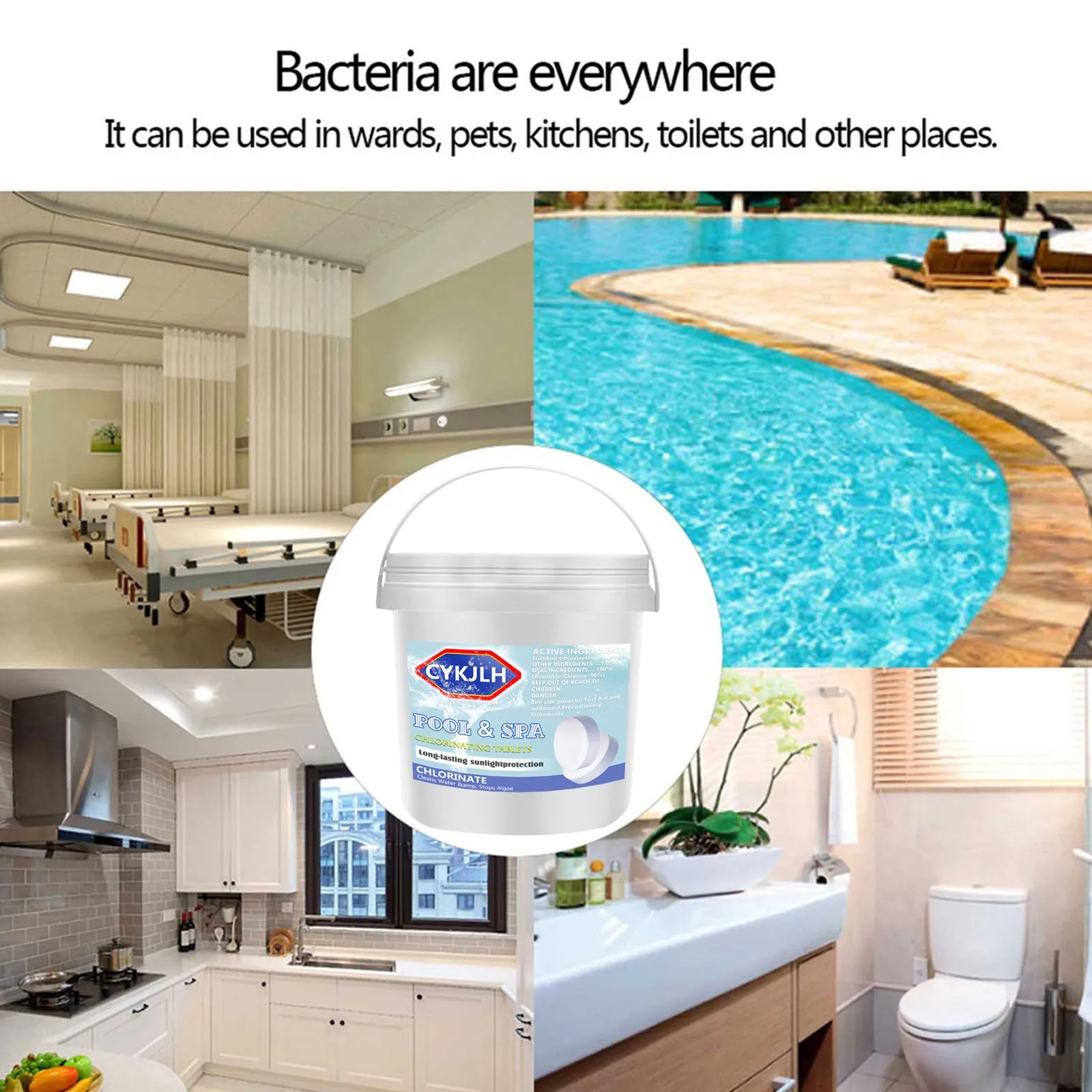 

Multi Functional Stain Cleaner Swimming Pool Effervescent Cleaning Tablets 300g Swimming Pool Accessories Water Purification