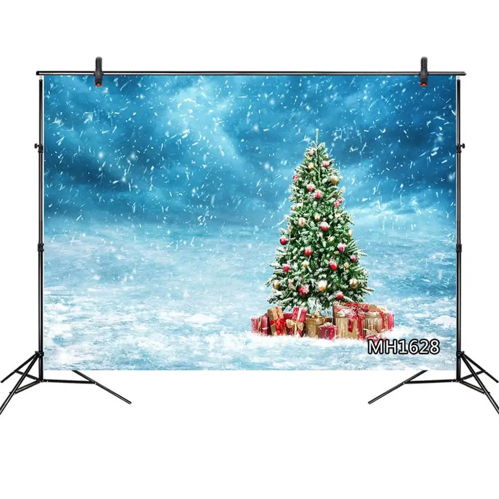 LB зима снежная Рождественская елка подарок синий Рождественский Декор