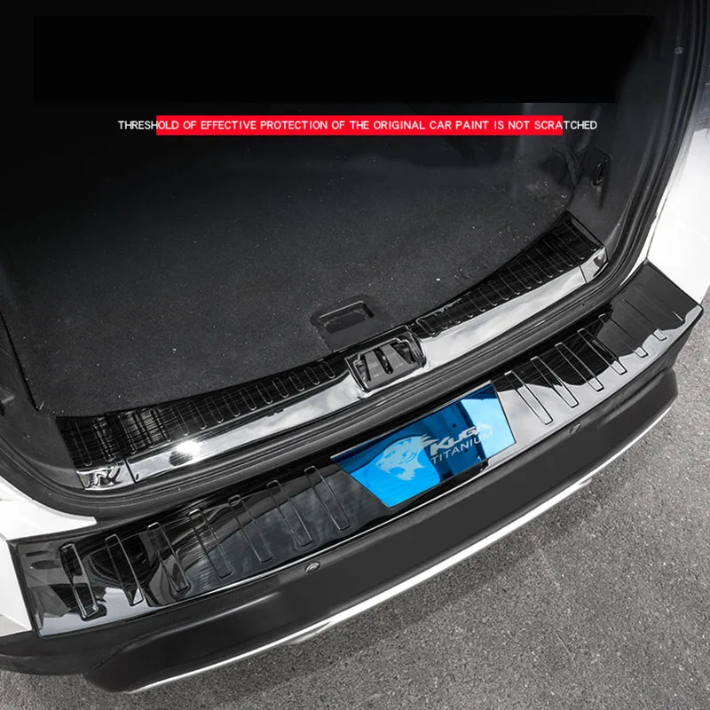 

Rear Trunk Bumper Guard Plate Gate Door Sill Trim For Ford Kuga Escape 2013 2014 -2019 Stainless Steel Car Styling Accessories
