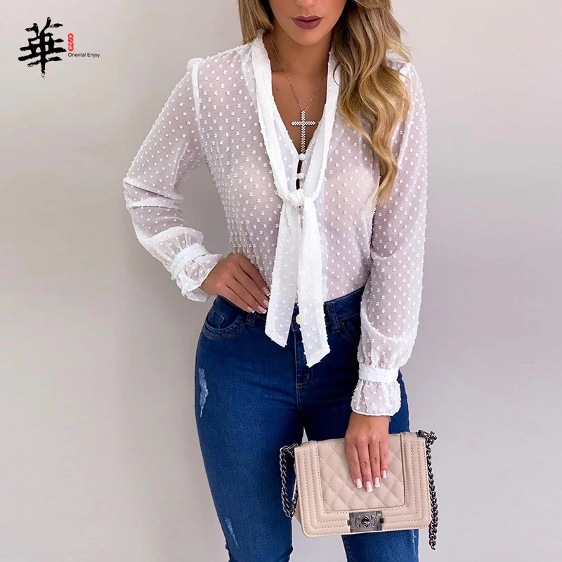 5XL элегантная рабочая одежда топы Сексуальная футболка с v образным вырезом и