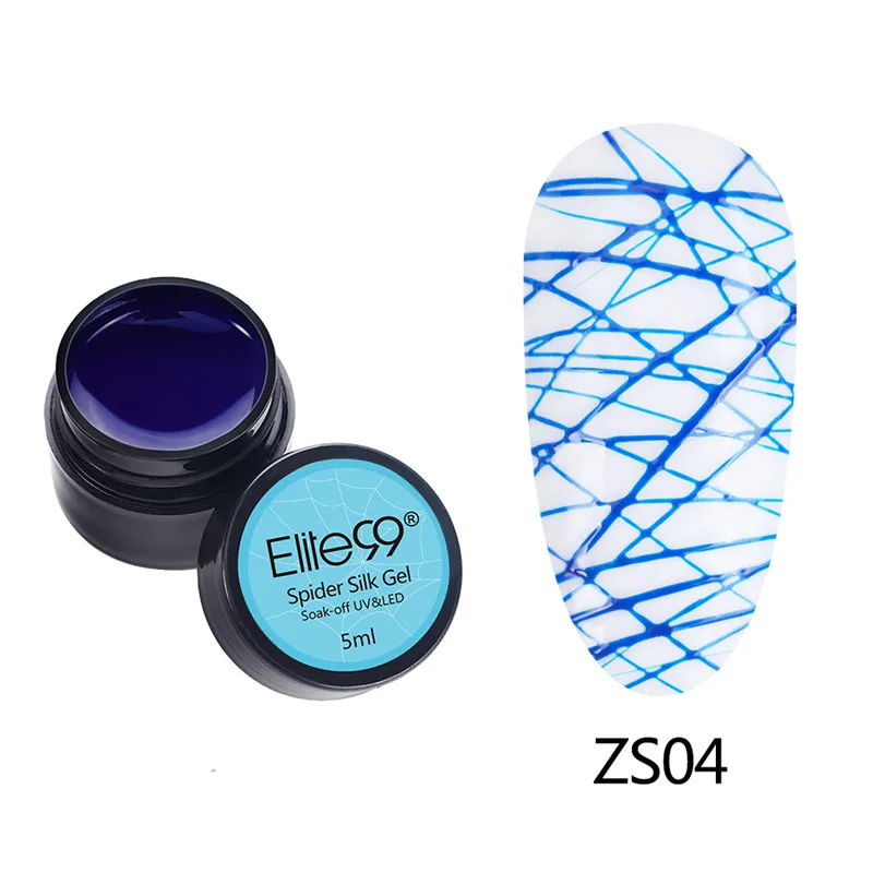 ZS04 Elite99 чистая краска гель 8 г краска для ногтей Рисование Акриловые блестки цвет УФ светодиодный Отмачивание средство для снятия лака Лак 12 цветов гель лак - Цвет: ZS04