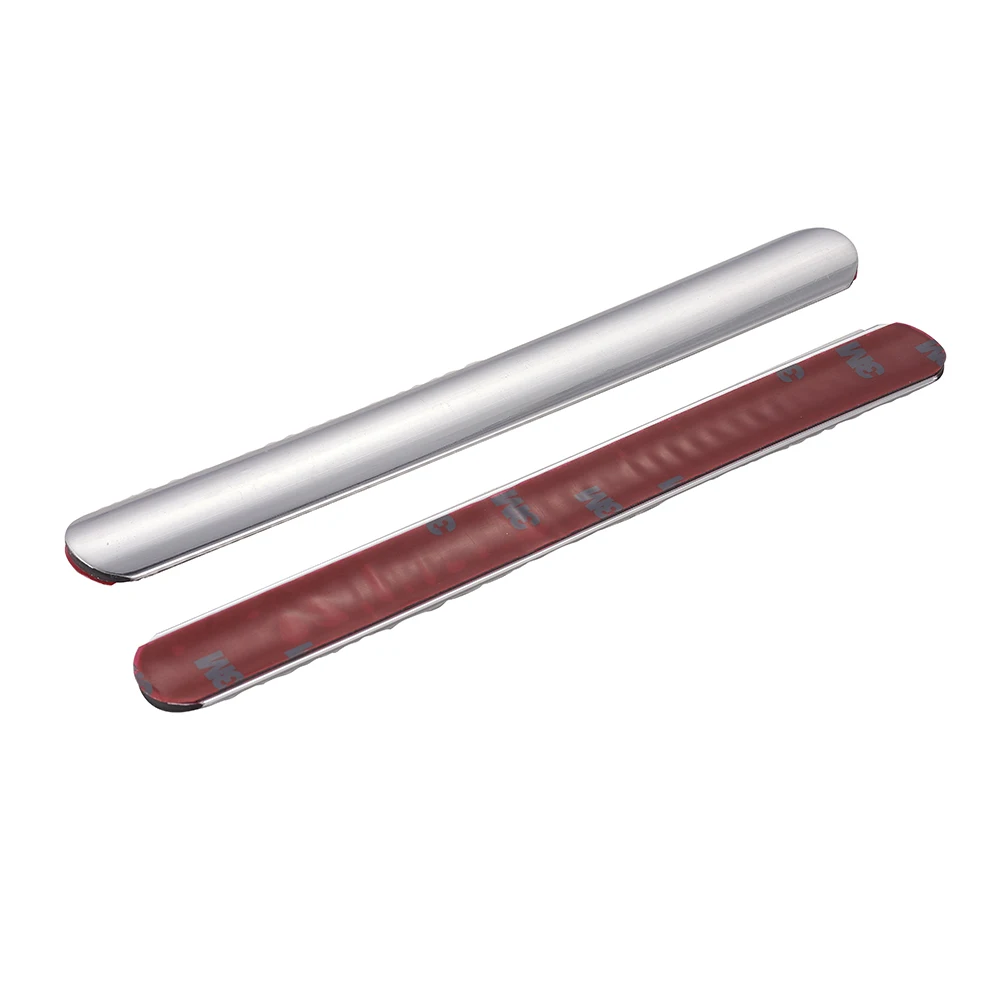 2 шт. ABS Серебро Хром противоскользящая полоса Защитная для автомобиля крыло