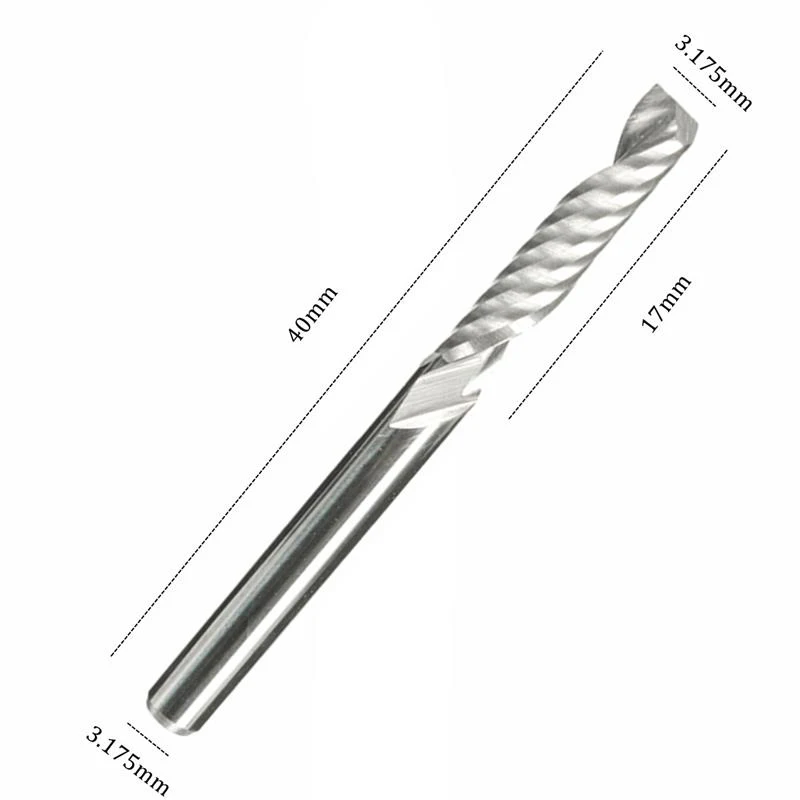10 шт. 1/8 ''бит cnc фрезы Маршрутизатор твердосплавные концевые фрезерование