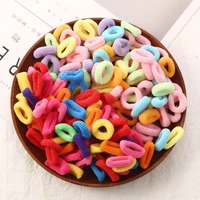 1 bag girl kids candy colorful elastic hair tie band rope ring ponytail clip headwear headband hair accessories set baby gifts