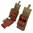 Тактическая Сумка для патронов, 25 круглых боеприпасов, 12 калибров, Молле, на пояс, держатель для пуль, патронов для винтовки, аксессуары для охоты