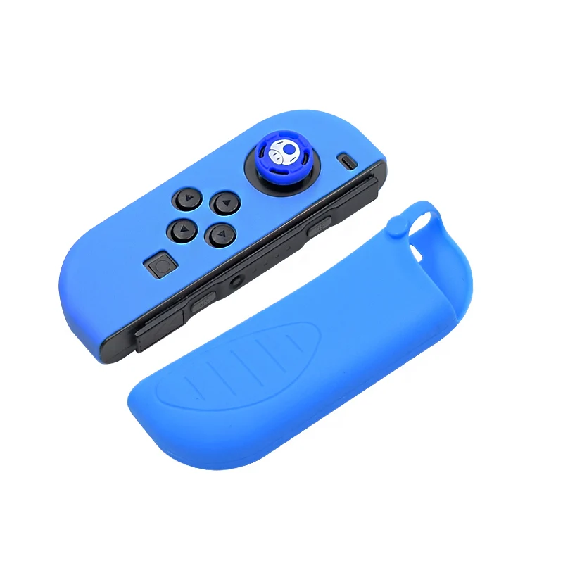 Защитный чехол для nintendo Switch Joy-Con контроллер с колпачками большого пальца x2