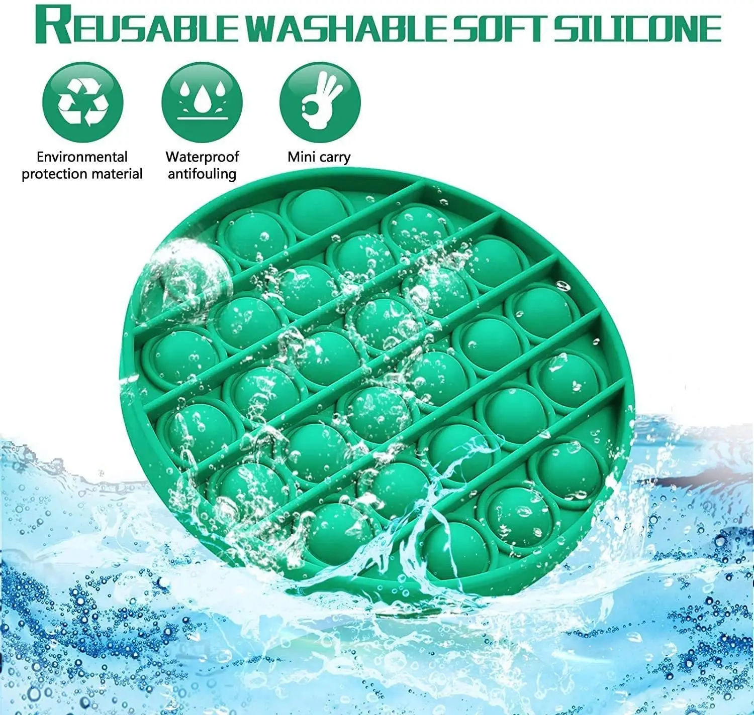 

Poping Up Squeeze Toy Push Pop Bubble Squeeze Sensory Toy For Autism Stress Reliever Squeeze Playing Board Vent Restore Emotion