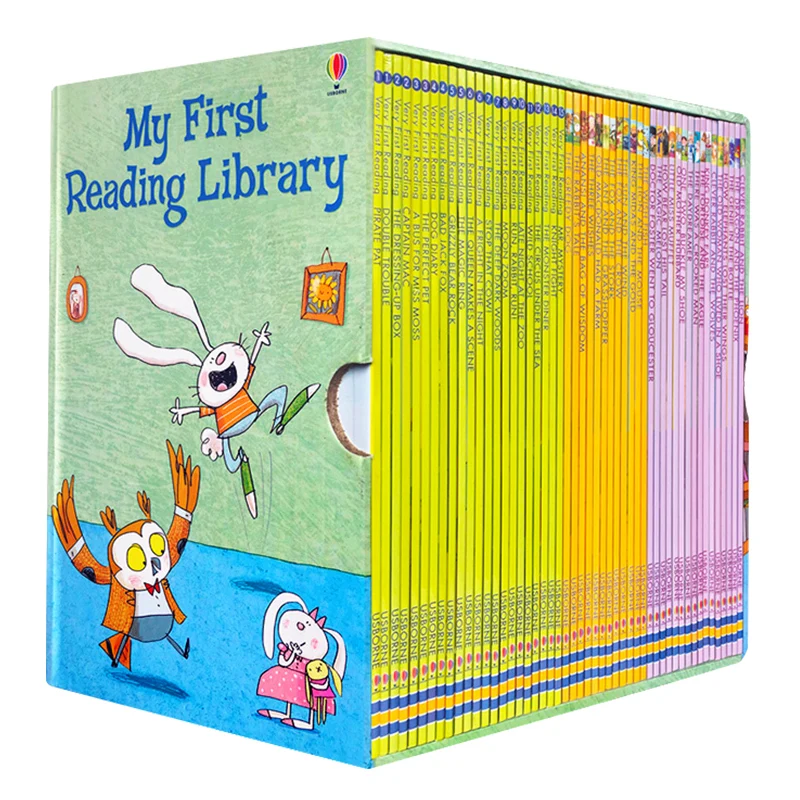 

English Original Picture Book My First Reading Library Usborne 50 Volumes of Graded English Children Myfirstlibrary Books Gift