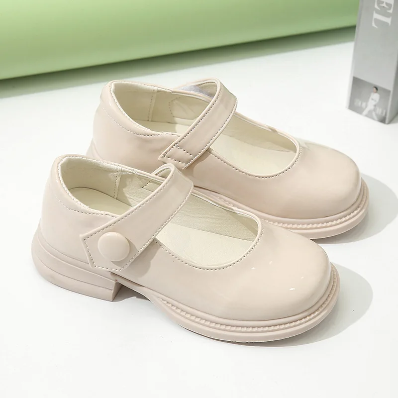 Демисезонная детская обувь кожаная для больших девочек и мальчиков нескользящая