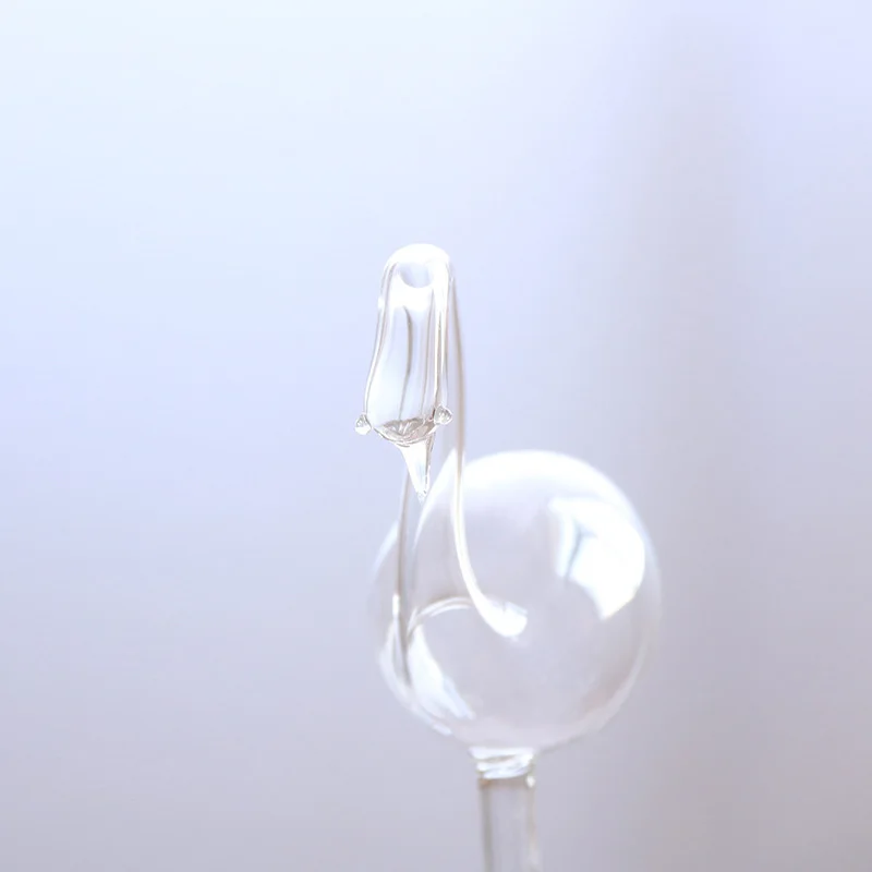 

Glass Self Watering Device Automatic Swan Shape Garden Sprinklers Waterer Houseplant AC889