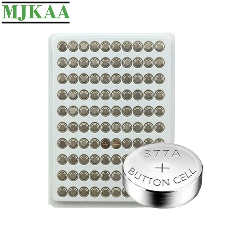 Щелочные батарейки типа Таблетка MJKAA 400 шт. AG4 377 LR626 SR626SW 1 55 в для игрушек часов |