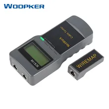 Portable Multifunction Wireless Sc8108 LCD Digital PC Data CAT5 RJ45 LAN Phone Meter Network Cable Tester
