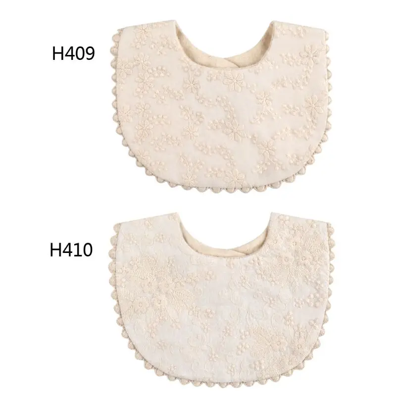 

Newborn Baby Boys Girls Embroidery Saliva Towel Kids Toddler Feeding Burp Cloth Cotton Bib Scarf