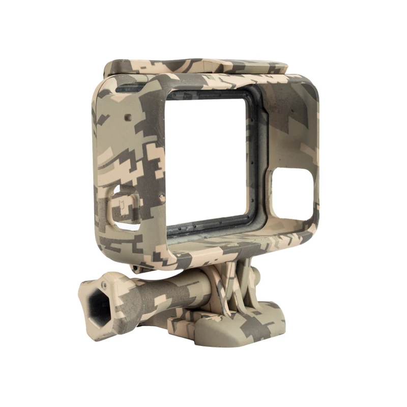 Camouflage Plastic Protective Frame For GoPro Hero 7 6 5 Housing Border Shell Case Action Camera Accessories | Электроника