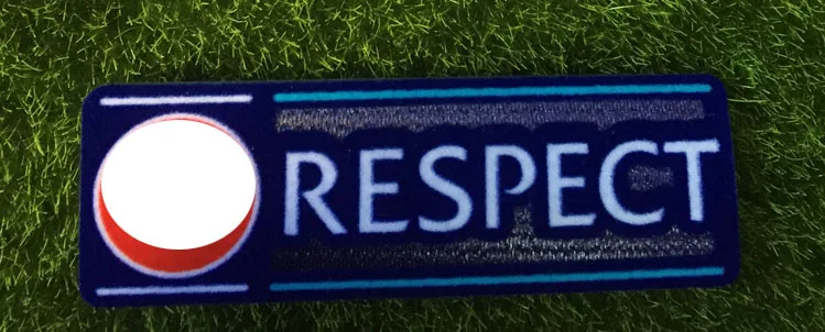 Respect Nations League Patch Velvet Material and Respect Patch Portugal Champions Soccer Badge - Цвет: Respect