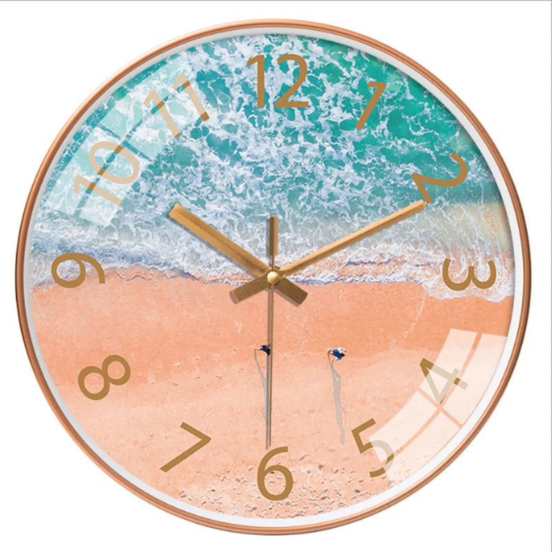 New 3D Big Wall Clock Fashion Art Simple Light Luxury Large Size Bedroom Modern Design For Home | Дом и сад