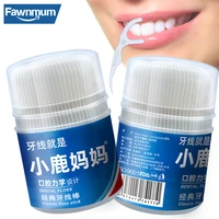 fawnmum 30pcsbarrel dental floss sticks for teeth care portable interdental flosser tooth whitening toothpick oral hygiene