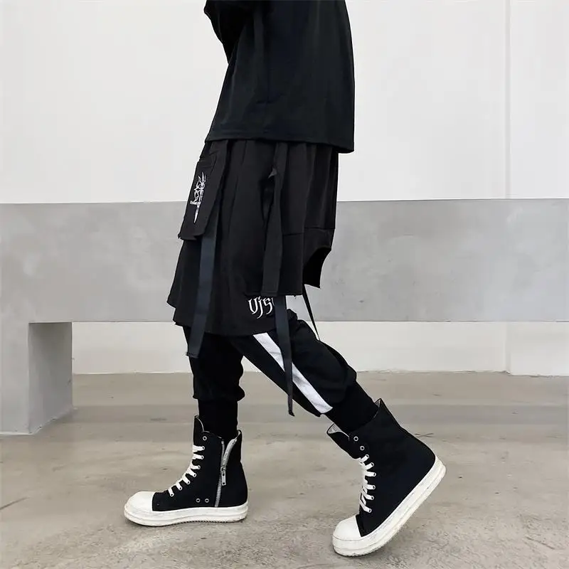 

Мужские комбинезоны для весны и осени, новый праздничный модный парикмахерский стиль Ямамото, трендовые мужские брюки большого размера