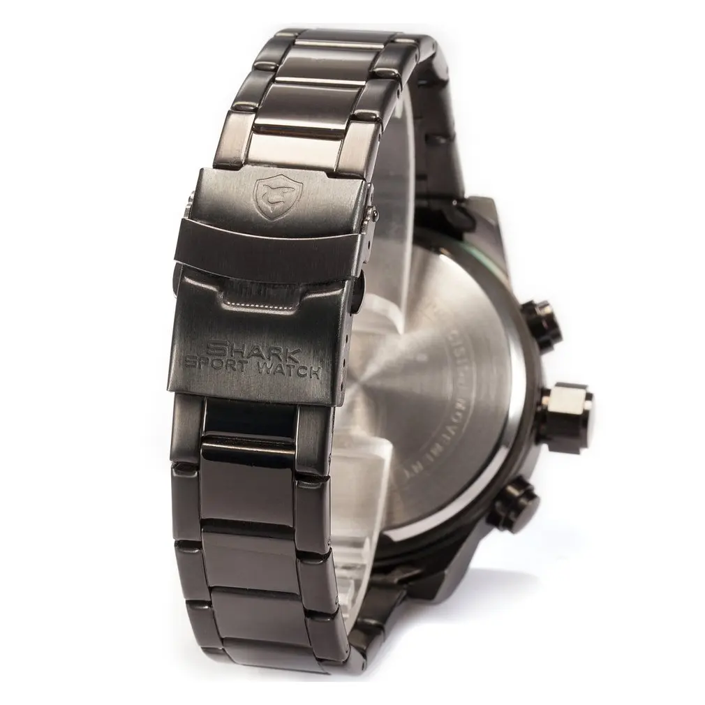 Basking Shark спортивные часы брендовые модные Chrono Мужские Водонепроницаемые цифровые