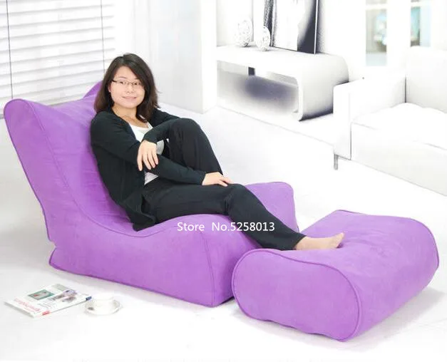Открытый пляж Расслабляющий кресло мешок, гостиная темно-серый beanbag диван
