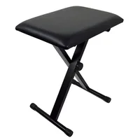 Adjustable Manicure Stool Chair for Beauty Salon Music Room Piano Guitar Padded Leather Bench Seat