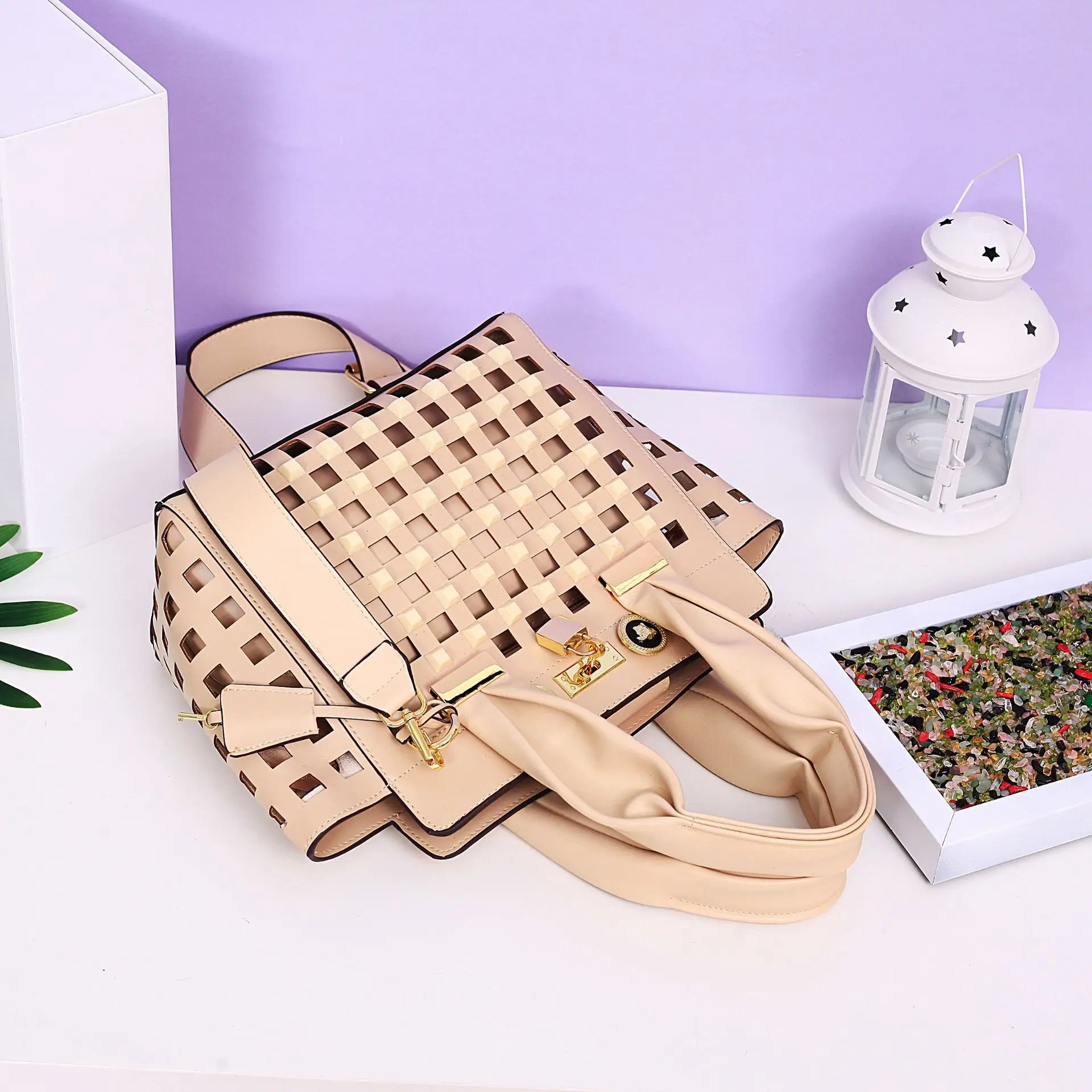 Luxury brand women handbag fashion rock and punk personality Shoulder bags design Ladies Crossbody Bags black | Багаж и сумки