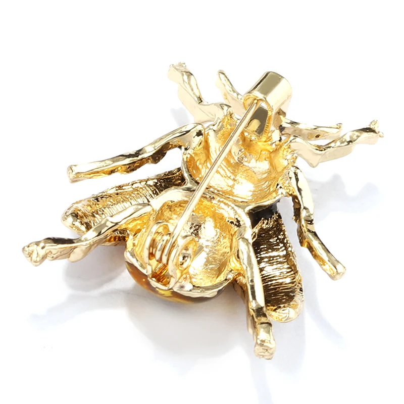 Эмалированная брошь ALLYES Детская Брошь в виде летучей пчелы