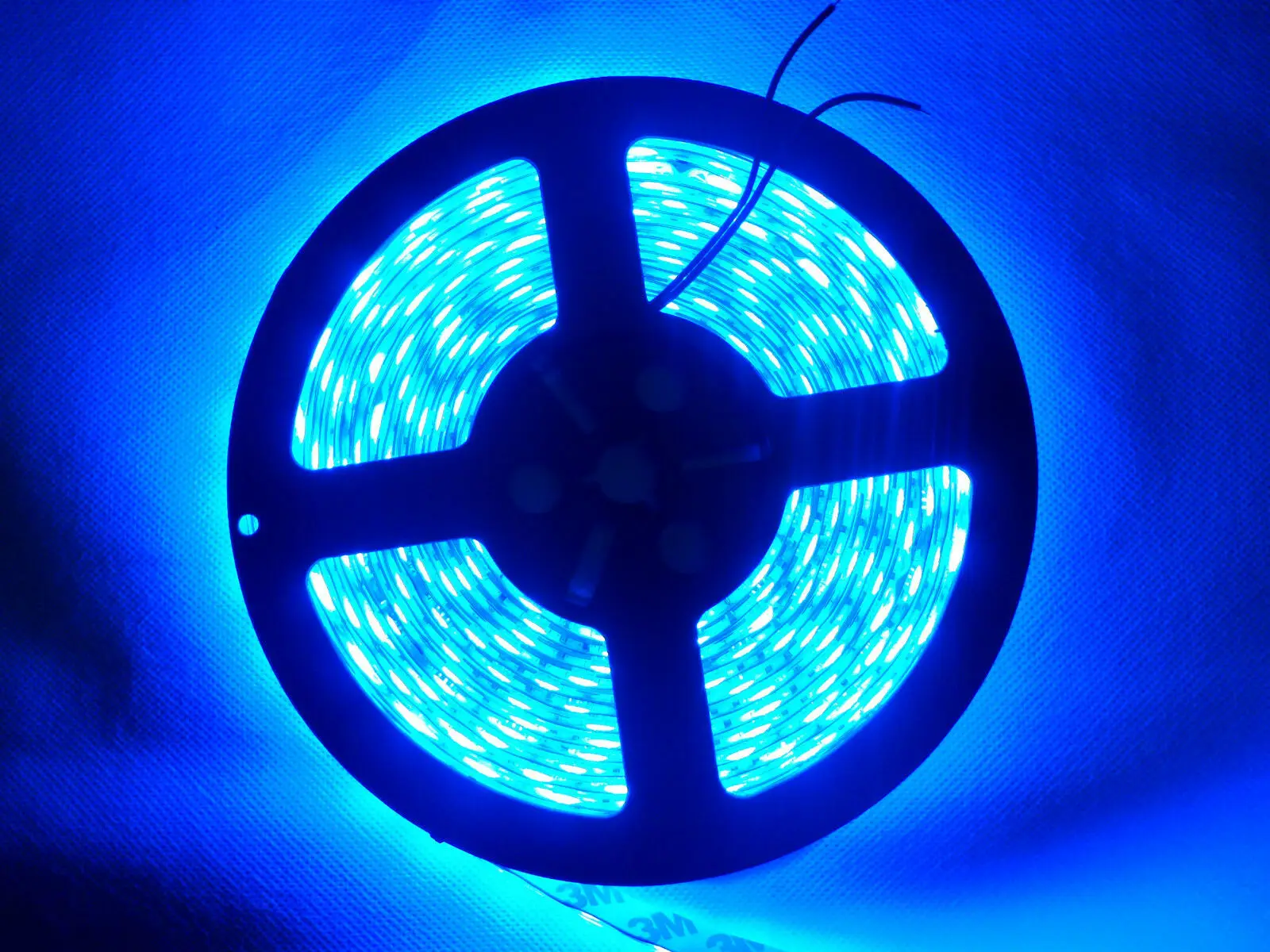 DIY LED U-HOME Рождественская лампа 5 м 300 светодиодов DC24V SMD5050 60 светодиодов/м Светодиодная лента синего цвета Водонепроницаемая IP65 для праздника
