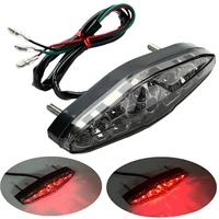motorcycle rear tail stop red light lamp dirt taillight rear lamp braking light auto accessories motorcycle decorative lamp hot