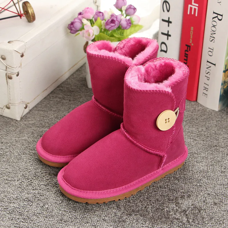 2019 г. Детская обувь зимняя теплая модная для мальчиков и девочек детские зимние