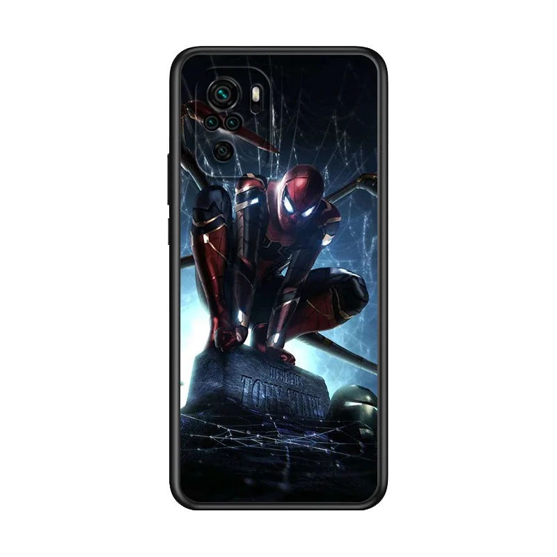 

Marvel Avengers Super Hero Spider Man For Xiaomi Redmi Note 10S 10 9T 9S 9 8T 8 7S 7 6 5A 5 Pro Max Soft TPU Silicone Phone Case